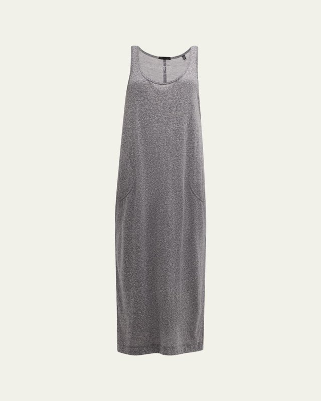 Heathered Donegal Jersey Schoolboy Tank Dress